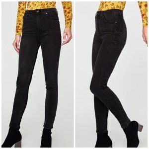 ❤️SOLD❤️Zara Trafaluc high rise black skinny jeans